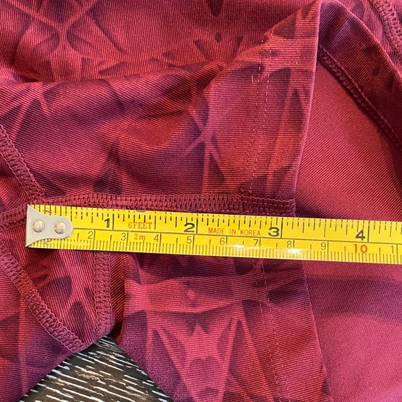 MPG Maroon Patterned Activewear - Picture 10 of 10